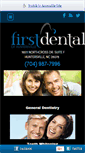Mobile Screenshot of firstdentalofhuntersville.com