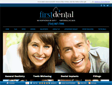 Tablet Screenshot of firstdentalofhuntersville.com